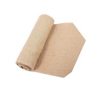 Ycauty Camino de mesa vintage de tela para bodas y fiestas rústicas, material de yute natural, 30 x 5 m