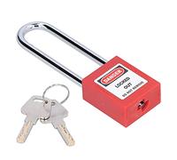 Ycauty Candado de Seguridad Industrial Cerradura de 6 Cilindros a Prueba de Herrumbre para Mantenimiento de Equipos y Bloqueo de Apagado, Viga de Acero Resistente a la Corrosión para Gestión - 3
