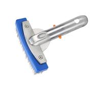 Ycauty Cepillo de Acero Inoxidable para Piscina, Frega Eficientemente Algas y Desechos para Herramienta de Limpieza de Piscina, 5,5 Pulgadas, para Pared de Suelo de Estanque de SPA