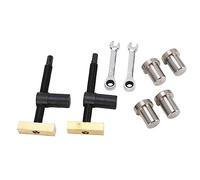 Ycauty Clamp/Holder de Banco de Carpintería Mecanizado CNC Resistente con Bloque de Tope de Latón para Cortar y Pulir (20mm)