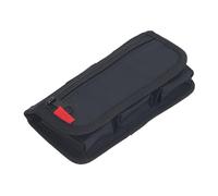 Ycauty Compartimento de batería de PVC DSLR con múltiples bolsillos de almacenamiento para LP-E6 LP-E17 FZ100 FW50 F550 Soporte de batería portátil para baterías de litio y tarjetas de memoria, ideal