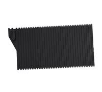 Ycauty Cubierta de Persiana Enrollable Deslizante para Portavasos de Consola Central, para Regal 2009-2015, ABS Negro, 1 Pieza, Mejora la Estética Interior del Coche