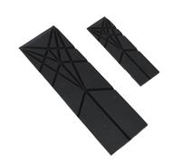 Ycauty Cucharas Medidoras Plegables Planas 3 en 1, Juego de Silicona Duradero para Entusiastas de los Artilugios de Cocina (Negro)