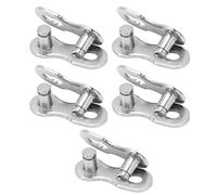 Ycauty Eslabón Perdido de Bicicleta Eslabón de Liberación Rápida de Acero Duradero para Cadena de Bicicleta Rápido de 11 Velocidades para Ciclistas de Acero (6/7/8 velocidades universales)