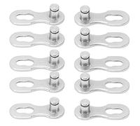 Ycauty Eslabón Perdido de Bicicleta Eslabón de Liberación Rápida de Acero Duradero para Cadena de Bicicleta Rápido de 11 Velocidades para Ciclistas de Acero (12 velocidades)