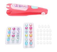 Ycauty Estampador de Joyería para el Cabello Reutilizable, Herramienta de Peinado Brillante con 24 Piezas de Diamantes de Imitación Brillantes, Accesorios de Decoración para el Ca