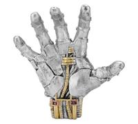 Ycauty Estatua de Mano Mecánica, Escultura de Mano de Robot de Resina con Elegancia Moderna para Sala de Estar, Estudio, Oficina, 1 Unidad