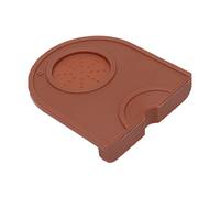 Ycauty Estera de Manipulación de café, Flexible, Duradera, Resistente Al Calor para Uso en la Cocina, Accesorios de café de Silicona de Grado Alimenticio de 4,9 "x 5,5" (Marrón)