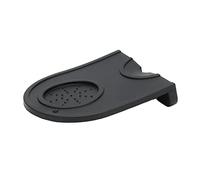 Ycauty Estera de Manipulación de café, Flexible, Duradera, Resistente Al Calor para Uso en la Cocina, Accesorios de café de Silicona de Grado Alimenticio de 4,9 "x 5,5" (Negro)