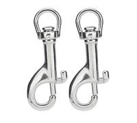 Ycauty Gancho De Pernos con Resorte De Acero Inoxidable 316 para Collar De Perro De 65mm, 2 uds. De Ganchos Giratorios para Clips De Buceo, Navegación, Correas De Cámara