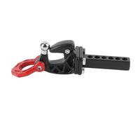 Ycauty Gancho de Remolque de Enganche de Remolque de Metal RC para Actualización de Orugas SCX10 RC, Construcción de Aluminio, Experiencia de Conducción Realista, Fácil Instalación, Ideal para (Rojo)
