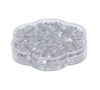 Ycauty Hot Fix Rhinestones Vidrio Brillante Parte Posterior Plana Accesorios de Bricolaje para Zapatos de Ropa 1440 Piezas