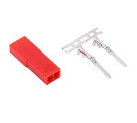 Ycauty Kit de Conector Duradero de Carcasa y Encabezado de 2 Pines para Batería Lipo RC Proceso de Prensado en Frío Larga Vida útil para Modelos de Aviones RC