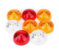 Ycauty Kit de Lentes de Luz Lateral Trasera con Indicador Amarillo, Blanco y Rojo de ABS de de 8 Piezas para Serie 3/, que Protege Eficazmente Sus Luces, Se Adapta a Todos los Modelos hasta 1995