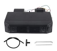 Ycauty Kit de Refrigeración de Evaporador de Aire Acondicionado Debajo del Tablero de 12 V |Flujo de Aire Ajustable de 3 Velocidades con Accesorios para Mangueras para Vehículos A