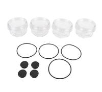 Ycauty Kit de Tapas Antipolvo para Baño de Aceite de 3-3/4 Pulgadas 12011-1 para Ejes - Protección Duradera para Rodamientos de Remolque