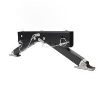 Ycauty Kit Estabilizador de Escalones para Vehículos Recreativos, Duradero, Mejora la Estabilidad, Soporte Ajustable para Escaleras de Remolque para Autocaravana, Acero Al Aire Libre