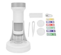Ycauty Microscopio Digital 1000X Pantalla HD de 1,5" | Microscopio de Escritorio y Portátil con 8 Luces LED, Juguete Científico Educativo Stem para Grabación de Fotos y Vídeos