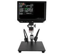 Ycauty Microscopio Digital 4K Microscopio LCD Portátil Profesional para Reparación Electrónica con Lente HD y Función de Control Remoto por Infrarrojos