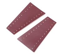 Ycauty Palanca de Motocicleta Protectora de Cuero de Microfibra Negro/Borgoña/marrón 15-18MM/0,59-0,71 Pulgadas para (vino tinto)