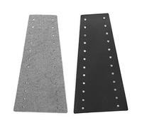 Ycauty Palanca de Motocicleta Protectora de Cuero de Microfibra Negro/Borgoña/marrón 15-18MM/0,59-0,71 Pulgadas para (Negro)
