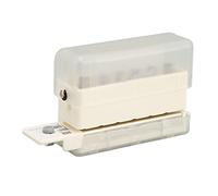 Ycauty Perforadora de Papel Portátil de Estilo Lindo de 6 Agujeros para Oficina, Uso de Bricolaje, Profundidad de Perforación de 7 Mm, para Planificadores, Material ABS (Transparente)