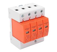 Ycauty Protector contra Sobretensiones de CA Dispositivo de Protección contra Sobretensiones 4P de Respuesta Rápida de Alto Rendimiento para Sistemas Eléctricos Material Retardante de Llama para PC