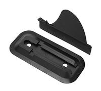 Ycauty Reemplazo de Aleta de Tabla de Remo, Aleta de Tabla de Surf Deslizante de Liberación Rápida para Tablas Largas y Tablas de Remo, Material Plástico, Adecuado para Surfistas, Negro