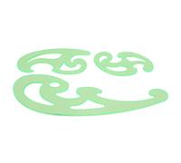 Ycauty Regla Curva Francesa Herramienta de Costura Flexible en Forma de Nube para Diseñadores y Artistas Plástico 3 Piezas Herramienta de Costura a Medida para Hacer Patrones y Plantillas de Dibujo