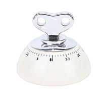 Ycauty Temporizador de Cuenta Regresiva Mecánico Vintage para Estudio de Trabajo de Cocina, Material ABS para Estilo Retro, Temporizador de Cuerda de 60 Minutos para Cocinar, Hornear, Leer y Trotar