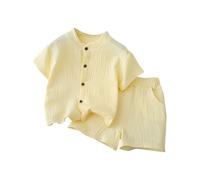 YCBMINGCAN Conjunto de ropa para bebé para niña, conjunto de verano de dos piezas, color rosa, camiseta sin mangas, camiseta sin mangas y pantalones cortos, ropa de ocio cómoda para el día a día