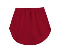 YCBMINGCAN Falda de blusa para mujer, enagua con botones, alargador de camisa, elegante, mini falsa, camisa, extensora, color negro y blanco, tallas grandes