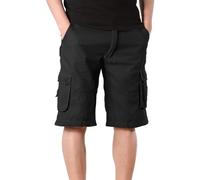 YCBMINGCAN Pantalones cortos cargo de verano para hombre, pantalones cortos de algodón, bermudas, pantalones cargo cortos con bolsillos, pantalones cortos de senderismo básicos al aire libre, cintura