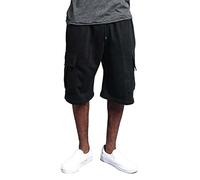 YCBMINGCAN Pantalones cortos cargo de verano para hombre, pantalones cortos de ocio, de algodón, pantalones cargo cortos, bermudas, pantalones cortos para exteriores, básicos, pantalones cortos de