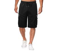 YCBMINGCAN Pantalones cortos de verano para hombre, pantalones cortos cargo ajustados cómodos, pantalones cortos de ocio, pantalones cargo cortos, bermudas, pantalones cortos de trabajo, pantalones de