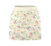 YCBMINGCAN Skort - Falda corta de verano para mujer, falda corta con pantalones de cintura alta, falda de tenis para pádel ciclismo, entrenamiento, diseño plisado, opaca, transpirable, elástica, para