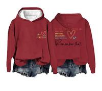 YCBMINGCAN Sudadera larga con capucha - Color block Sudadera con capucha Sólida Sudadera Festiva Linda Camiseta Deportiva Casual Abrigo Calentador Exterior Chaquetas con Bolsillos y Cordón Jersey