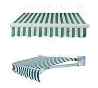 YCBTPS Tela De Repuesto para Toldo Exterior, 3.5m 5.5m, Resistente a los Rayos UV, Resistente al Viento y a la Lluvia, Duradera, Green, 3x2.5m(10x8ft)