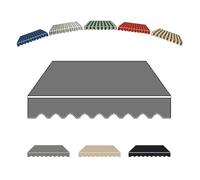 YCBTPS Tela De Repuesto para Toldo Parte Superior Dosel Lona Recambio, Repuestos De Toldos para Patio, Toldo Exterior Tela Impermeable, Lona para toldo(Gray,3.5x3.0m(12x10ft))