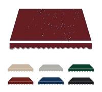 YCBTPS Tela De Toldo Exterior Retráctil, Tela De Repuesto para Toldo De Balcón, Cubierta De Sombrilla para Terraza, Parte Superior Dosel Lona Recambio(Red,3.5x2.5m(12x8ft))