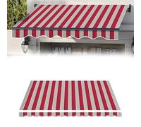 YCBTPS Toldo De Lona 3x2,5m Recambio, 2.5x2m Parte Superior Dosel Lona Recambio para Toldo De Patio, Tela De Repuesto para Toldo Retráctil De Balcón(Red,4.5x2m(15x6.5ft))