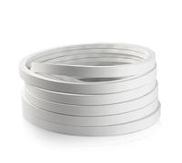 YCBTREE Perfil LED de silicona, sistema de canal LED flexible de 15 x 15 mm a través de cuerda de neón IP67 tubo impermeable para decoración ambiental interior y exterior (2 m)