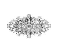 Yccafgaanm 2 clips de decoración de zapatos de tacón alto con diamantes de imitación hebilla para novia de boda, clips de abrazadera para zapatos de mujer (color: H, tamaño: talla única) (B talla