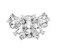 Yccafgaanm 2 clips de decoración de zapatos de tacón alto con diamantes de imitación hebilla para novia de boda, clips de abrazadera para zapatos de mujer (color: H, tamaño: talla única) (E talla