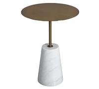 YCCHAH Mueble del Salón Mesa de Centro mármol nórdico for Sala Estar, sofá, Mesa Auxiliar esquinera, Base Alta, pequeña, balcón, Almacenamiento for Dormitorio Mesas Auxiliares Salón(A)