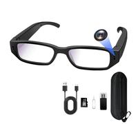 YCCNIU Camara Oulta de Gafas, Gafas Cámara de Acción HD 1080P | Mini Camara Oculta Espia, Toma de Foto y Video, 2 Horas de Grabación, Tarjeta Micro SD de 16GB Incluida