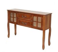 YCCYHQ Consola Recibidor con Protectores de Pata, Mesa Entrada Recibidor con Cajones, Armario de Almacenamiento Grande Capacidad, Madera Maciza, Estilo Campestre(Yellow,100cm/39.4in)