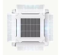 YCCYHQ Desviador Aire Acondicionado para Aparato Tipo Cassette de Techo, Deflectores Regulables en Pack de Cuatro Unidades(90x27 cm/35.4x10.6 in)