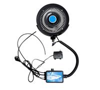 YCCYHQ Disco Nebulizador Industrial con Tubo de 3 Metros, Ventiladores Industriales, Tamaño de Niebla Ajustable, Interruptor Pulsador