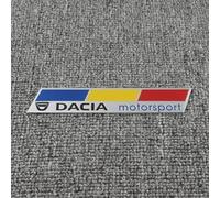 YCDSSM Coche Emblema para Dacia Sandero 2012-2020, Badge Logo Insignia Adhesivo para Capó Delantero O Puerta del Maletero Pegatinas Metal Decoración Modificación Accesorios,C